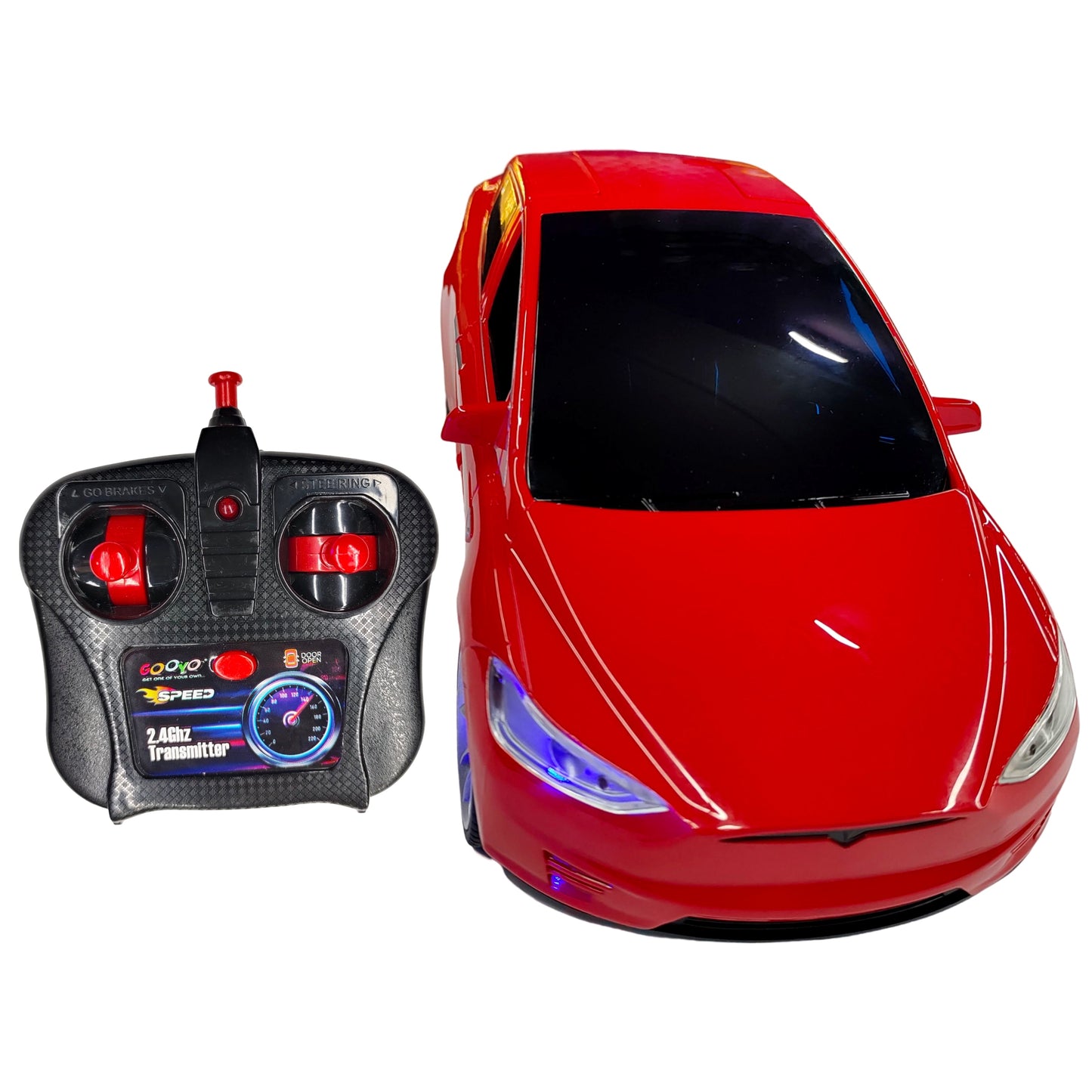 BOSSS Tesla Scale Model car 2.4G Remote control Model car with Led light