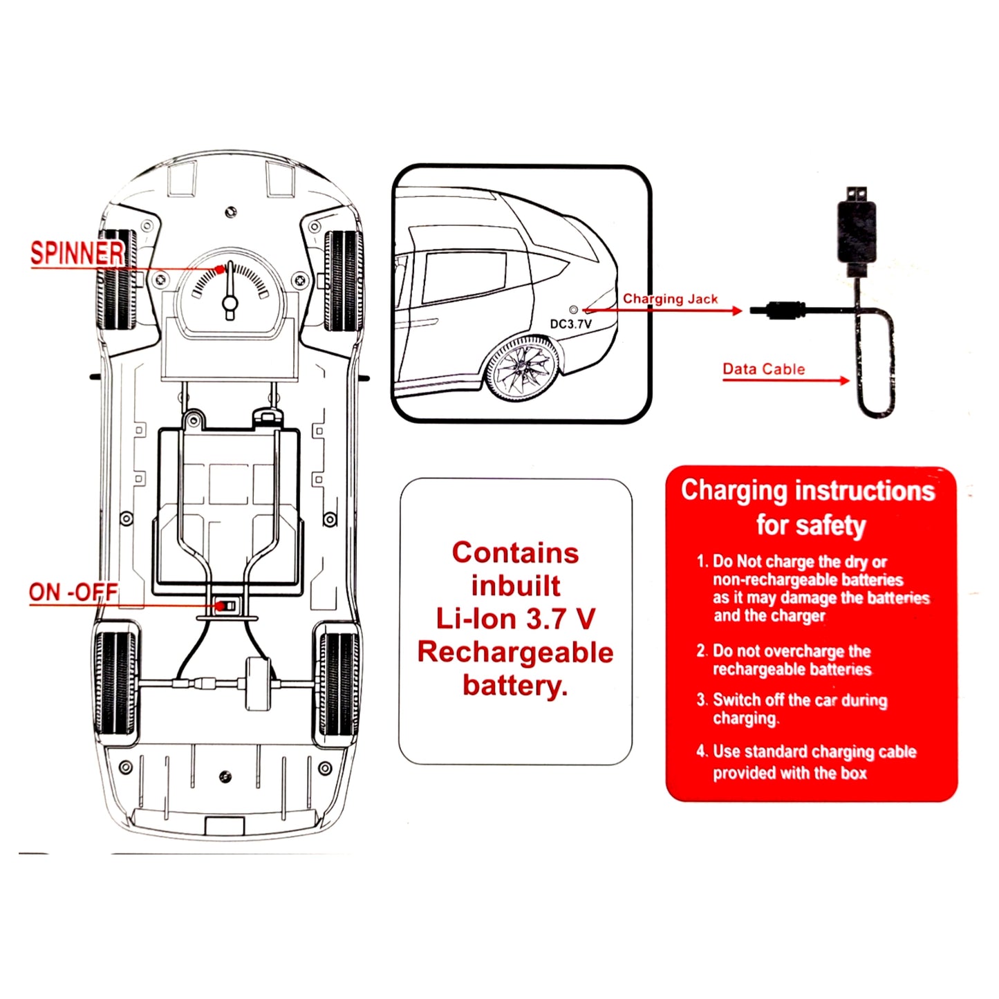 BOSSS Tesla Scale Model car 2.4G Remote control Model car with Led light