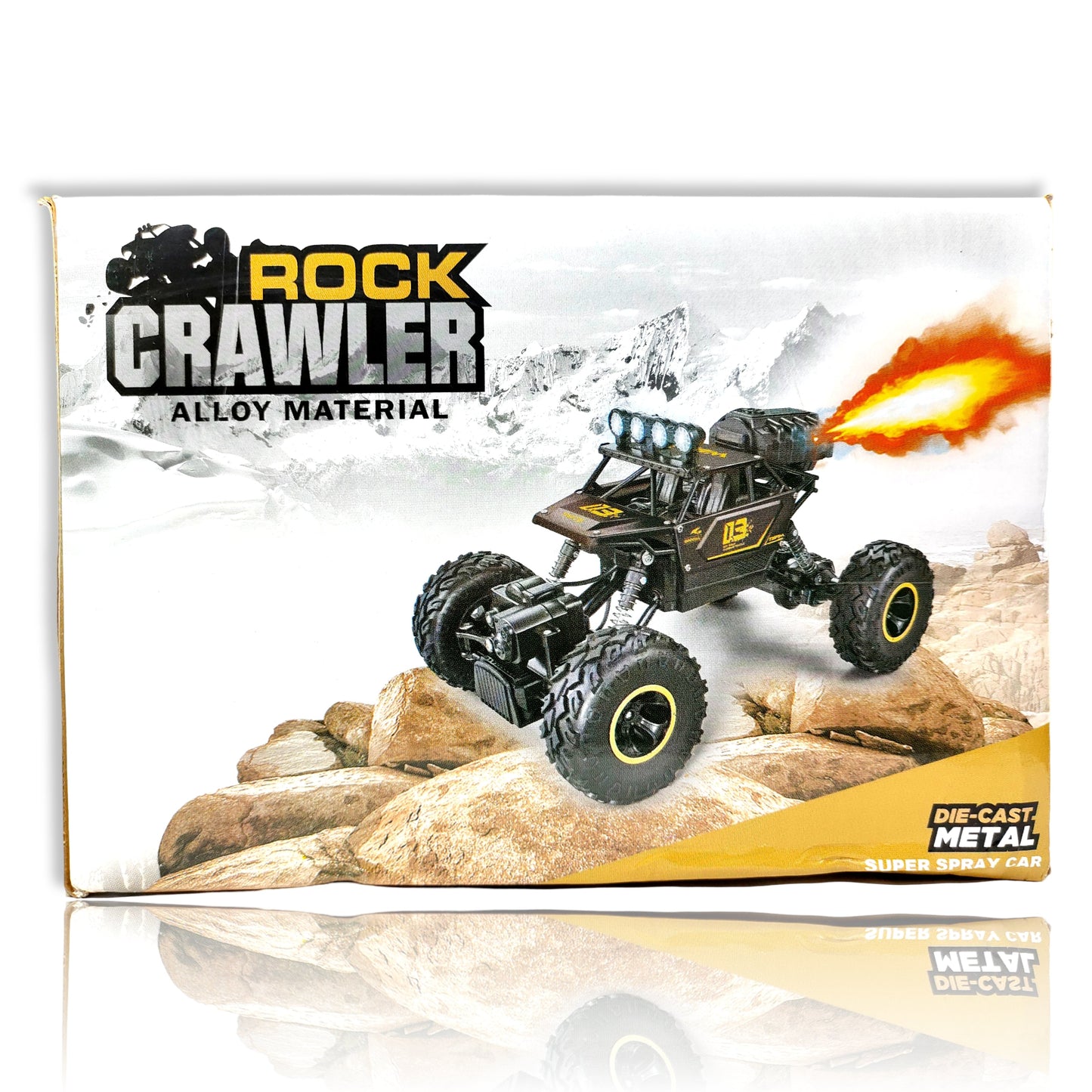 R/c Rock Crawler with spray Spary Remote Control Car for Kids, 5 Function 1:16 Rc Car Toys for Boys