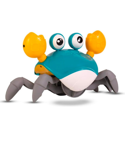 Crawling Crab Musical Toy with LED Lights & Rechargeable Battery, Electronic Walking Moving Toy | Interactive Early Learning and Entertainment Toys for Kids,Toddlers & Infants